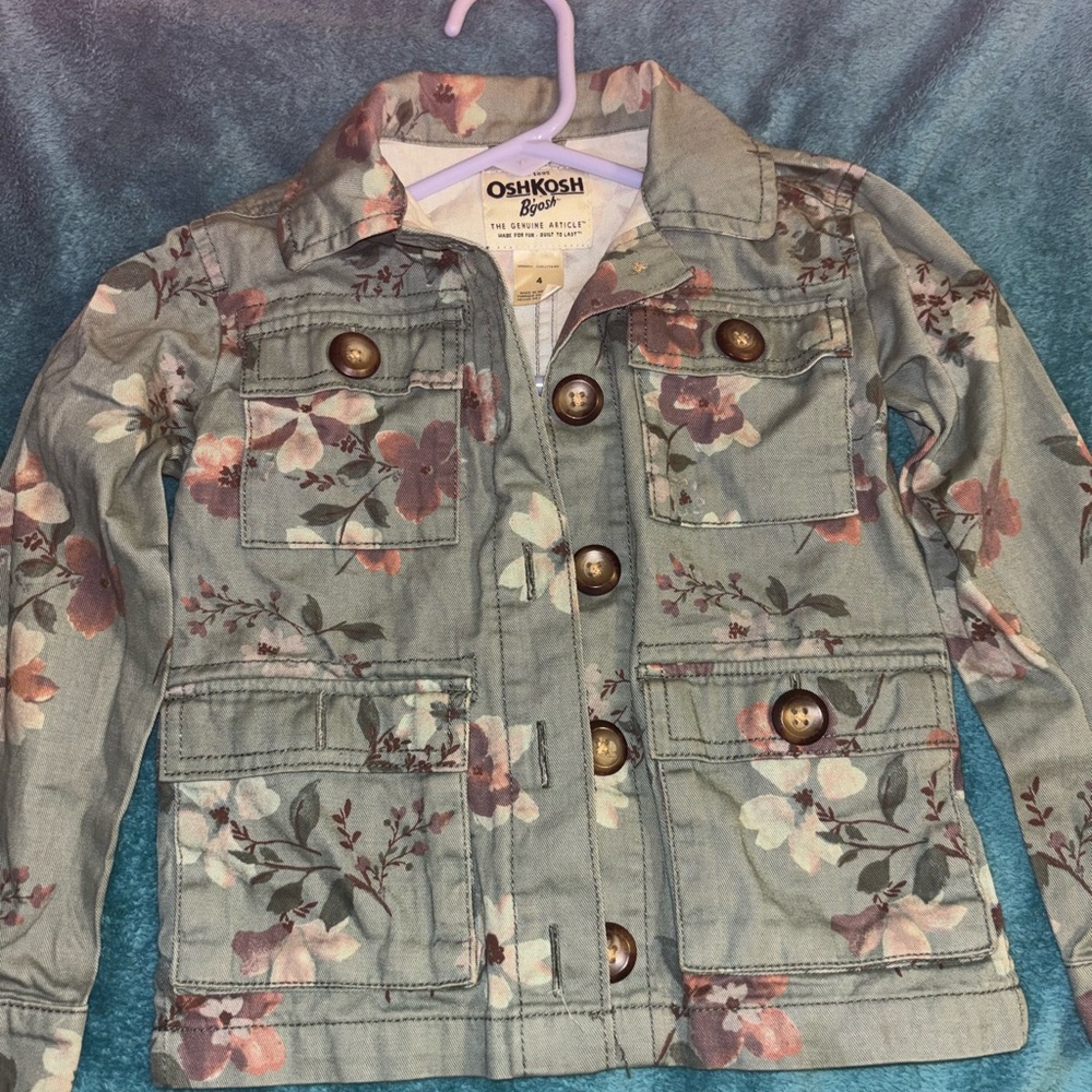 OshKosh B'gosh Green Jean Jacket